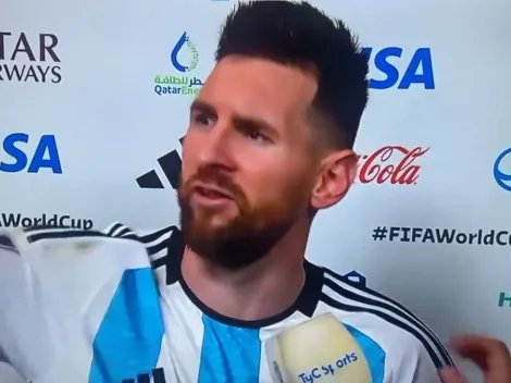VIDEO | Messi y un fuerte cruce luego del partido: “¿Qué mirás, bobo?”