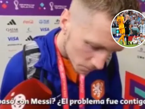 El 19 de Países Bajos cargó contra Messi tras su encontronazo: “Estoy decepcionado”