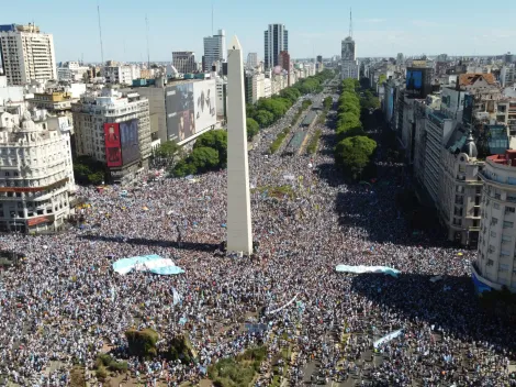 Lo confirmó AFA: así será el festejo argentino este martes en Buenos Aires 