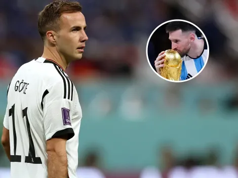 El sorpresivo posteo de Gotze para Messi 
