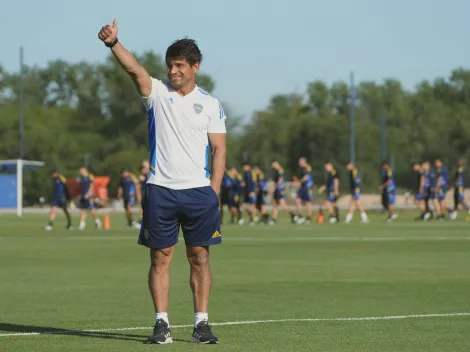 Alivio para Ibarra: un jugador de Boca se sumó al trabajo con el resto del plantel
