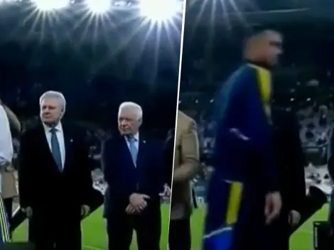VIDEO | Los cuatro jugadores de Boca que no saludaron a Víctor Blanco en la premiación 
