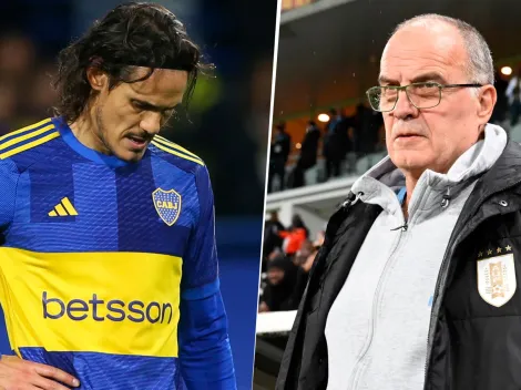 Filtraron la denigrante actitud de Bielsa que terminó de desgastar a Cavani: "Está quebrado"