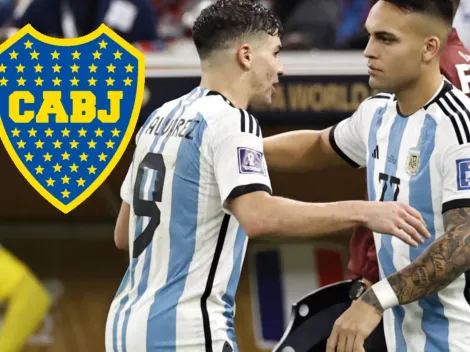 Lo revelaron: cómo fue el paso de Julián Álvarez y Lautaro Martínez por Boca