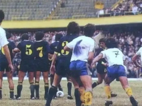 A 40 años del "fibronazo": el día que Boca jugó con camisetas pintadas con marcador