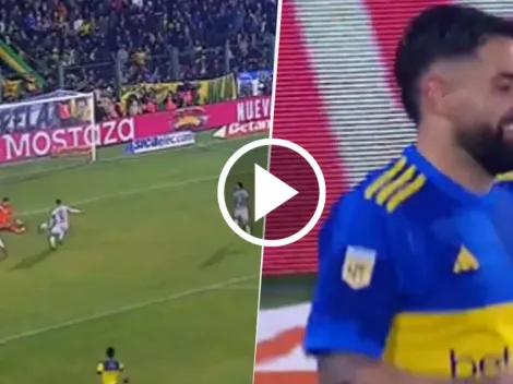 VIDEO | Con un blooper viral, Milton Giménez marcó el empate de Boca ante Defensa y Justicia