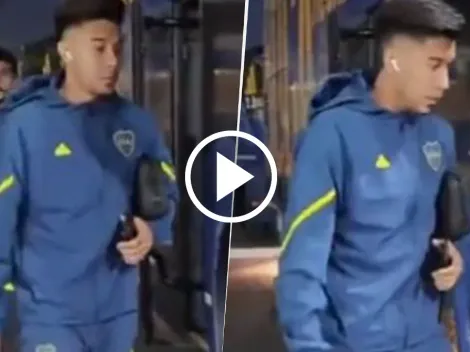 VIDEO | No se vio: los gritos que recibió Pol Fernández mientras se negocia su salida de Boca