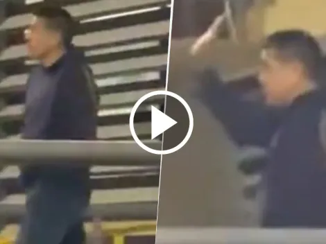 VIDEO | El grito de un hincha de Boca a Riquelme mientras el presidente se iba del estadio