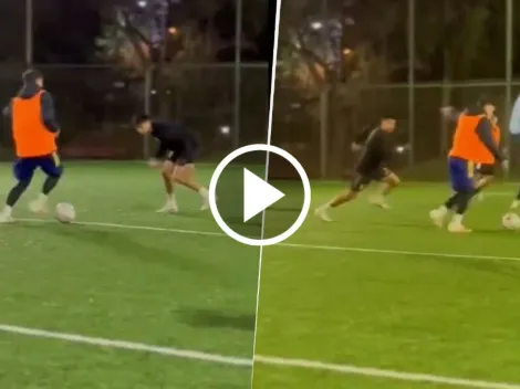 VIDEO | El golazo de un exBoca en un picadito amateur y con el short azul y oro