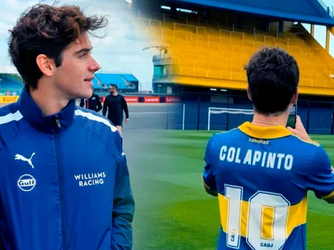 Franco Colapinto a la Fórmula 1: la conexión especial del piloto argentino con Boca