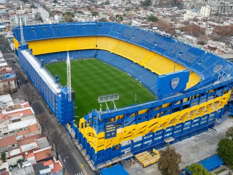 Así está La Bombonera tras la intensa lluvia en la previa del Boca-Rosario Central