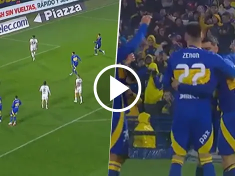 VIDEO | De contraataque: el primer gol de Brian Aguirre en Boca ante Rosario Central