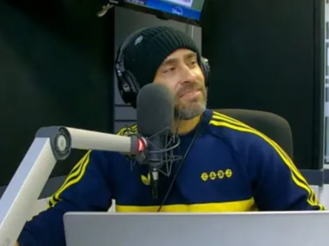 Jorge Valdivia apareció en un programa con un buzo de Boca: "Siempre me gustó"