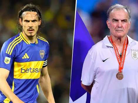 Cavani marcó su postura sobre la polémica con Bielsa en Uruguay: "Es difícil"