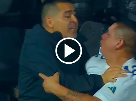 VIDEO | Riquelme se metió a frenar a los hinchas