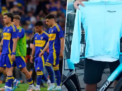 Un jugador de Boca ahora hace ciclismo y mostró su cambio físico