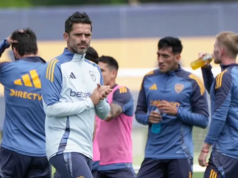 Los dos equipos que armó Gago en la práctica de Boca: ¿quiénes juegan contra Unión?