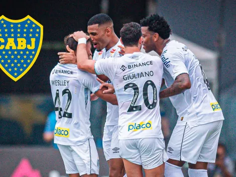 Santos de Brasil se contactó con una de las figuras de Boca: la respuesta del jugador