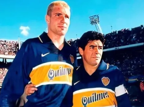 Un pase histórico: Martín Palermo estaba por firmar en River, pero una frase de Maradona cambió todo y terminó en Boca