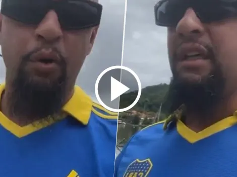 Felipe Melo se mostró con la camiseta de Boca que le regaló Riquelme, pero hizo una confesión para todos los hinchas