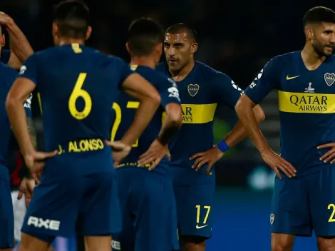 Wanchope Ábila se cruzó con dos excompañeros que tuvo en Boca en la terminal de Buquebus: "Amigos"