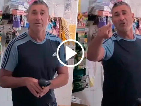 El video viral del Pato Abbondanzieri atendiendo un almacén: "Conseguí trabajo"