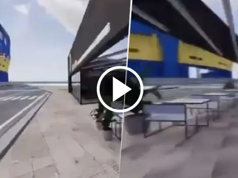 VIDEO | Boca prepara una nueva obra justo enfrente del hall de La Bombonera