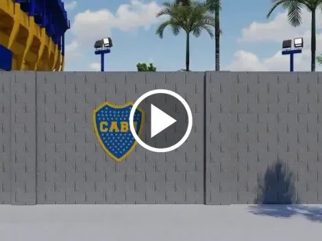 VIDEO | Así es el muro que Boca construirá para marcar los límites del club, más allá de La Bombonera