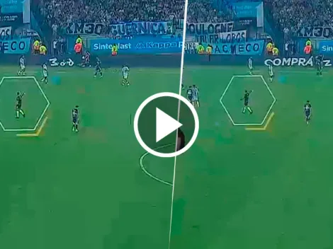 El video que expone a Falcón Pérez: que hizo en un lateral de Boca antes del gol de Racing