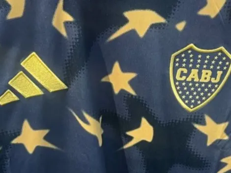 Ahora sí: se filtró una foto de la nueva camiseta alternativa de Boca, con estrellas en el pecho