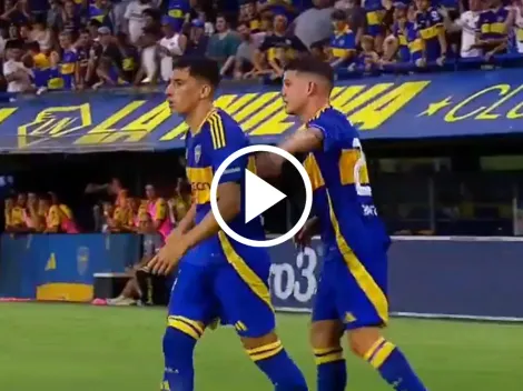 VIDEO | Pasó de todo: el gol de Merentiel luego de que la gente de Boca cantara "Jugadores"