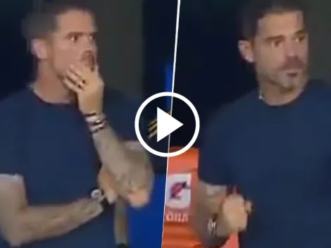 VIDEO | Fernando Gago y una llamativa reacción al agónico gol de Merentiel vs. Aldosivi