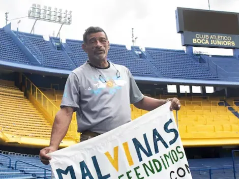 El cantito especial de un hincha de Boca que fue a Malvinas y lo ayudó a estar conectado con La Bombonera: "Esta campaña yo no puedo..."