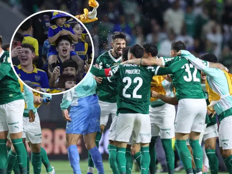 La espectacular gastada de Palmeiras a River que celebraron en Boca: "Paternidade"