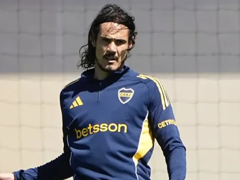 ¿Cavani juega contra Belgrano? La novedad en la práctica de Boca que deja claro el panorama