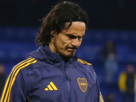 Preocupante: la estadística que expone la falta de continuidad de Cavani en Boca durante el 2025