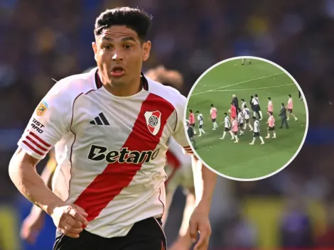 ¿Lo sancionan? Salas le dio una trompada a un hincha de Boca tras la derrota
