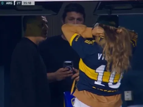 La aclaración por la imagen de Riquelme con Azarenka durante el partido de Boca que generó polémica