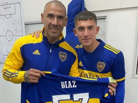 Cedido: el hijo del Cata Díaz se fue de Boca y ya tiene nuevo club
