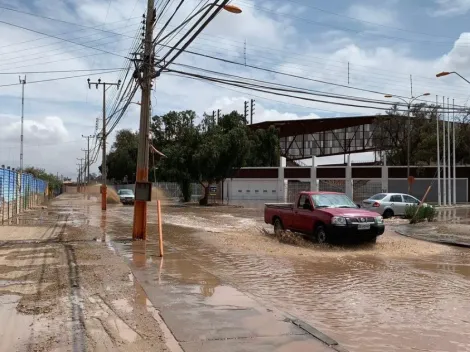 Ojo Cobreloa: Desborde del Loa llega hasta el estadio Zorros del Desierto