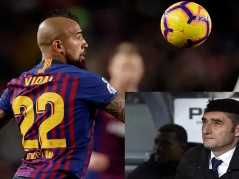 Valverde le da un espaldarazo a Arturo Vidal