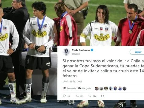Pachuca trollea a Colo Colo en el Día del Amor y recuerda la Copa Sudamericana que ganó en Chile