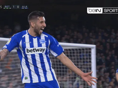 Maripán se pone la 9 y anota en el partido de Alavés y Betis en España