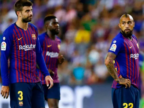 Piqué y suplencia de Arturo Vidal: "En el Barca hay mucha competencia y mucho nivel"