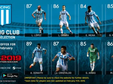 Arias y Mena entre los jugadores destacados de PES 2019