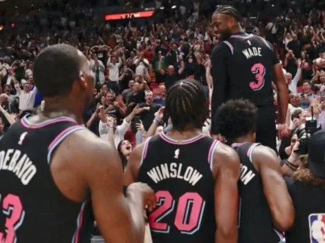 Wade se mandó un triple de último segundo para que los Heat derroten a Golden State