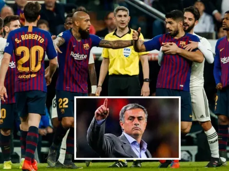 Mourinho elogia al Barcelona de Vidal tras ganar el Clásico al Madrid