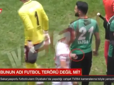 Jugador turco corta a varios de sus rivales con un cuchillo