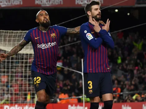 Barcelona derrotó al Rayo en buen partido de Arturo Vidal