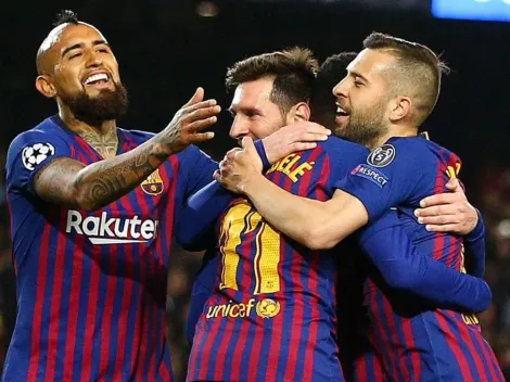 Goleada ante el Lyon: Vidal y el Barça a cuartos de final de la Champions